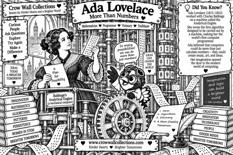 Ada Lovelace educational illustration