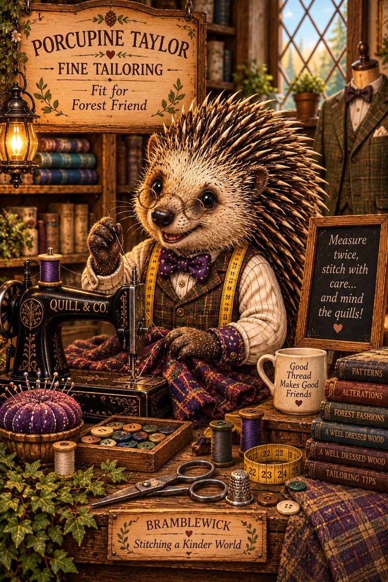 Mr. Prickly Schneider, the tailor of Bramblewick