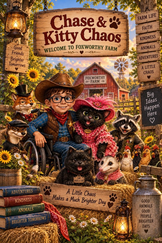 Chase and Kitty Chaos at Foxworthy Farm