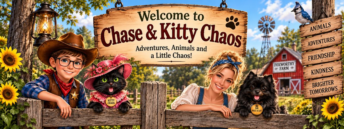 Welcome to Chase and Kitty Chaos at Foxworthy Farm