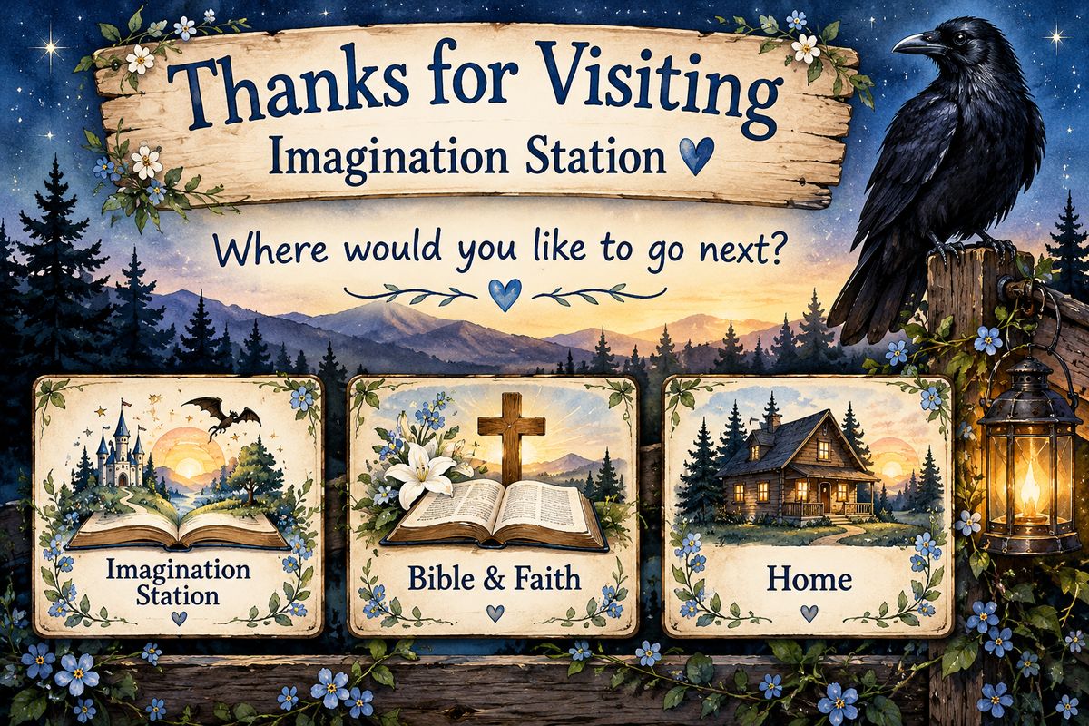 Choose where to go next: Imagination Station, Bible and Faith, or Home