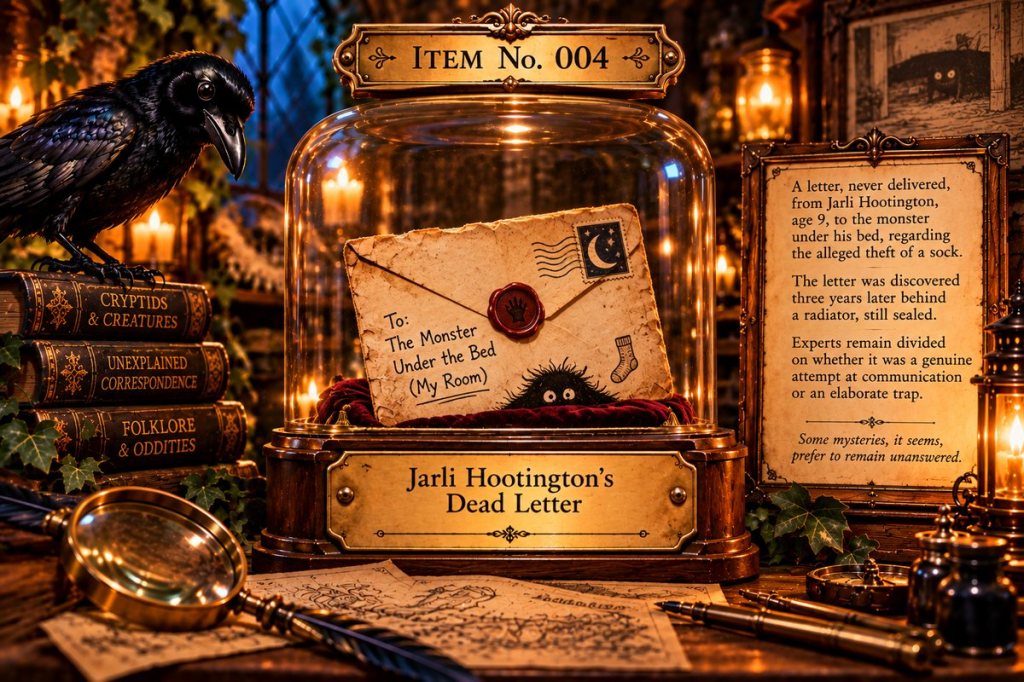 Item No. 004 — Jarli Hootington’s Dead Letter