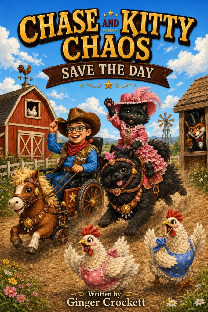 Cover of Chase and Kitty Chaos Save the Day by Ginger Crockett