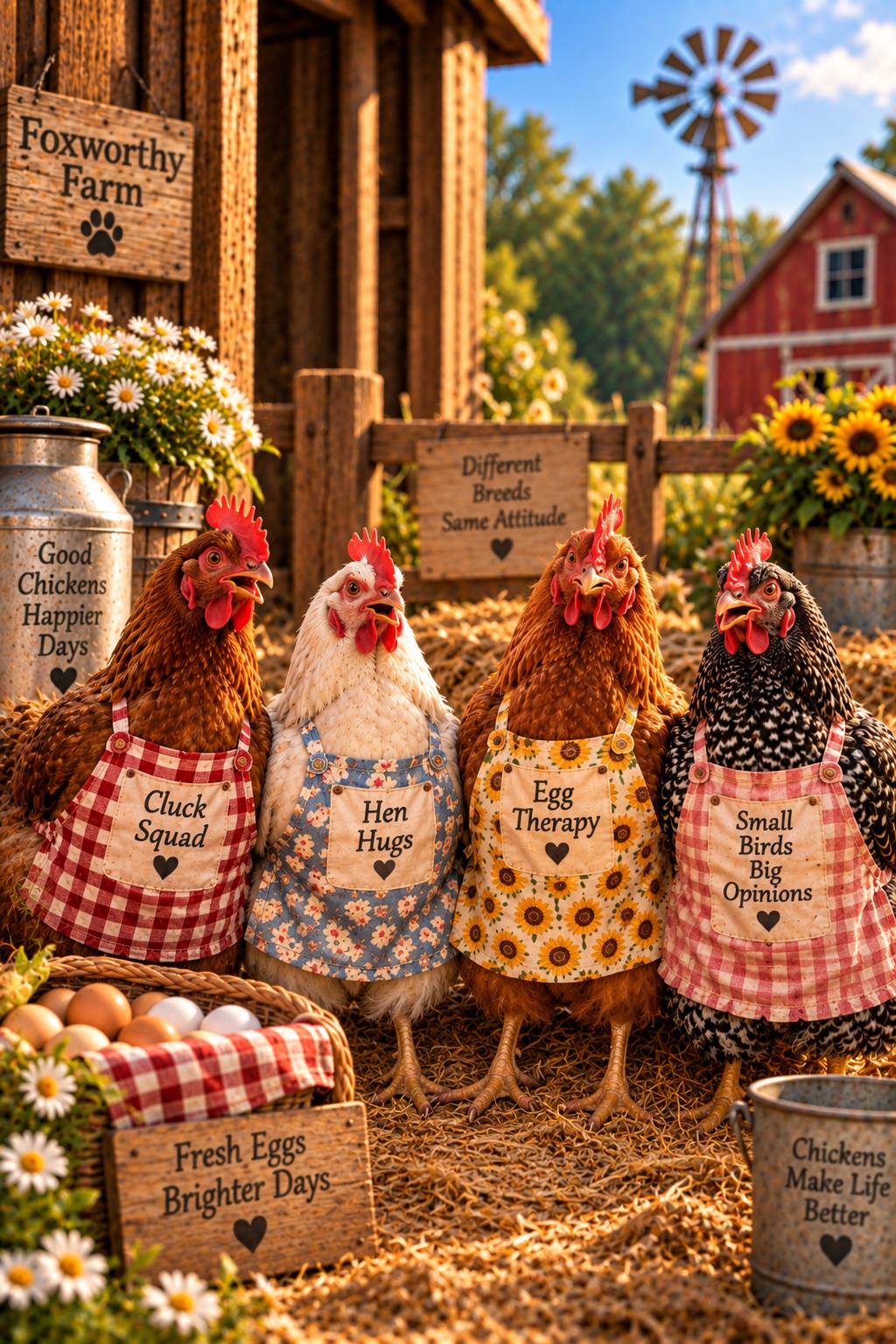 The Chickens at Foxworthy Farm