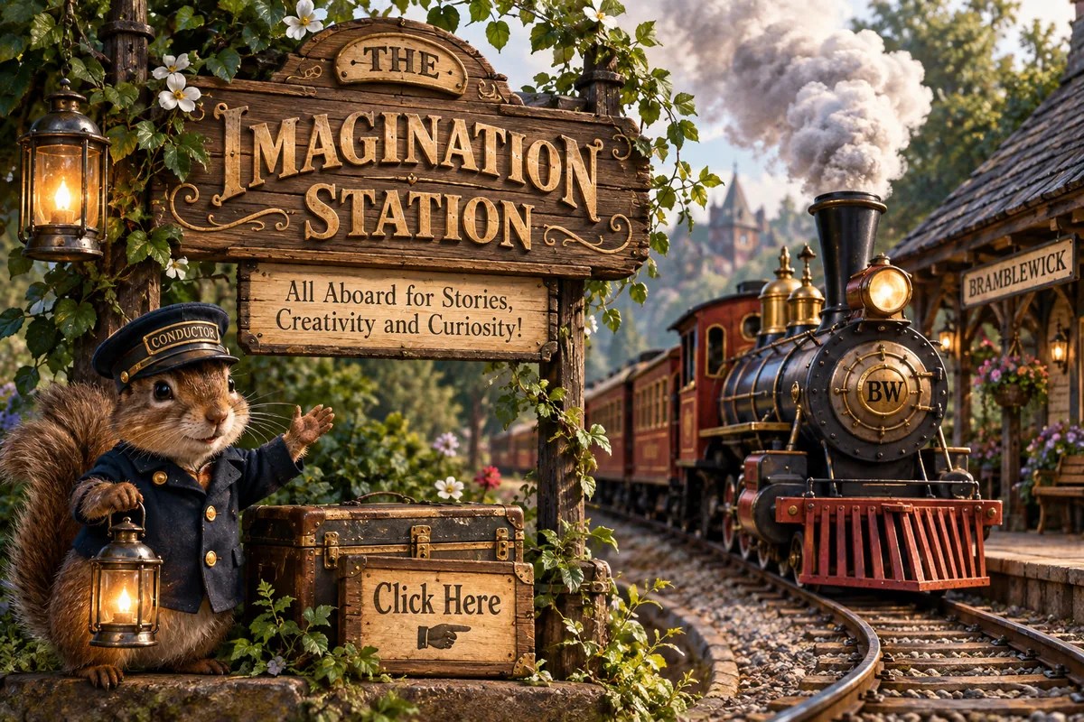 The Imagination Station — all aboard for stories, creativity and curiosity