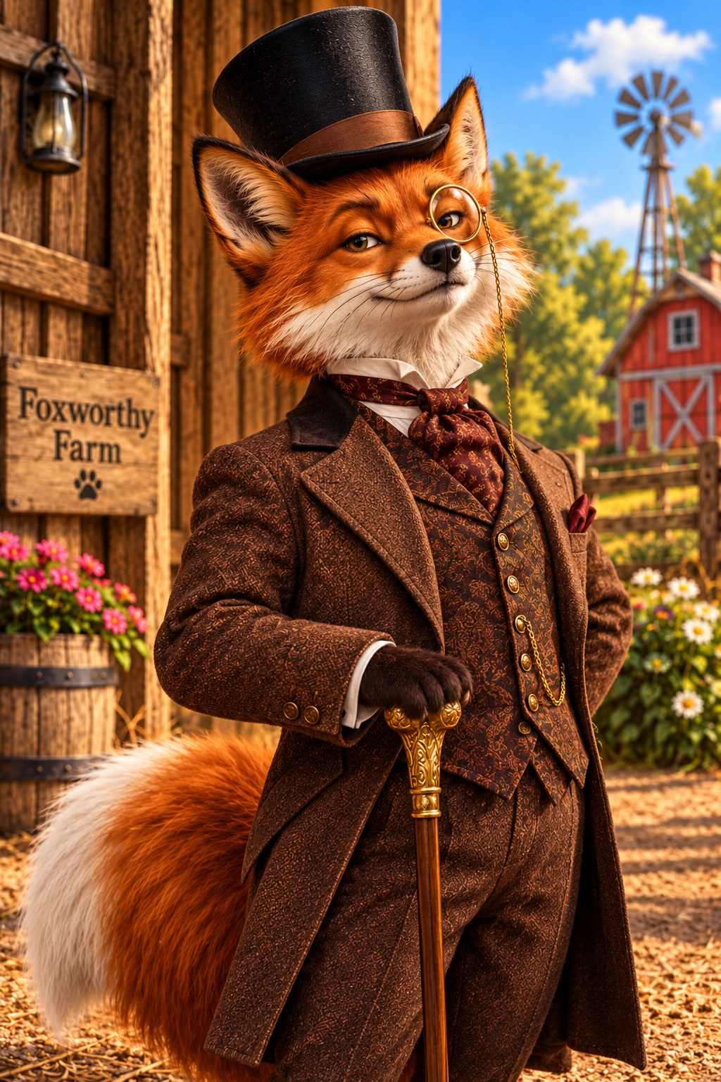 Percival Foxworthy III at Foxworthy Farm