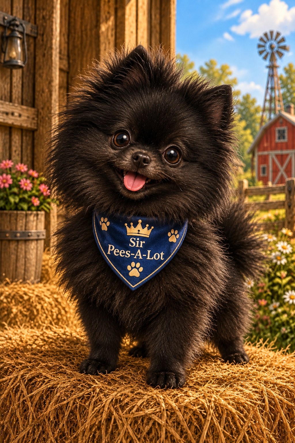 Sir Pees-A-Lot at Foxworthy Farm
