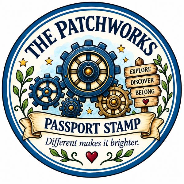 The Patchworks passport stamp
